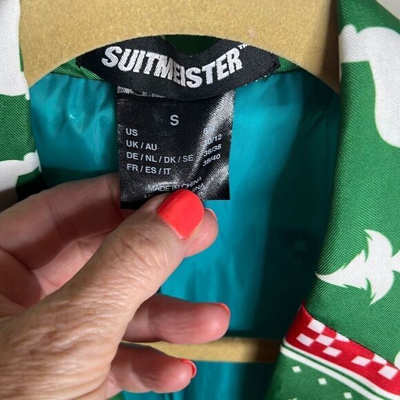 Suit Meister Christmas Suit Set Skirt & Blazer Ugly Sweater print - Picture 4 of 9